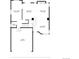 Detailed floor plan showcasing layout of the kitchen, living room, garage, and bath at 4279 Brandon Ave, Broomfield, CO 80020