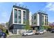 Modern townhome with a striking exterior and a clean, contemporary design at 2150 S Delaware St, Denver, CO 80223
