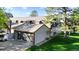 This is an exterior view of the home and garage at 6519 Pinewood Dr, Parker, CO 80134