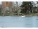 Scenic lake view with recreational boat and beautiful trees reflecting in the water at 832 S Gilpin St, Denver, CO 80209