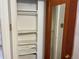 Spacious closet with built-in shelving and rods for organized storage of clothes and personal items at 5899 Vance St, Arvada, CO 80003