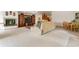Finished basement with fireplace, entertainment center, and dining area at 17575 Minglewood Trl, Monument, CO 80132