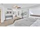 Spacious primary bedroom with ensuite bath and great natural light at 7707 S Curtice Way # D, Littleton, CO 80120