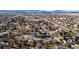 Aerial view of neighborhood showcasing homes and landscape at 5162 S Holland St, Littleton, CO 80123