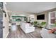 Open-concept living room with hardwood floors, abundant natural light, and modern furnishings at 600 Avalon Ave, Lafayette, CO 80026