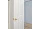 Bathroom door and partial view of the shower area at 250 N Pearl St # 310, Denver, CO 80203