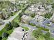 Aerial view of townhomes near shops, restaurants, and Niwot Market at 6899 Countryside Ln # 269, Niwot, CO 80503