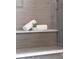 Close up of shower seating at 1466 S Gaylord St, Denver, CO 80210