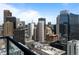 Expansive city view showcasing the skyline and rooftops from an elevated vantage point at 891 14Th St # 3411, Denver, CO 80202