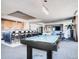 Spacious recreation room with a pool table, kitchen bar area and comfortable seating at 891 14Th St # 3411, Denver, CO 80202
