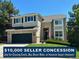 Charming two-story home with a two car garage, an American flag, and well maintained front yard at 8114 Briar Ridge Dr, Castle Pines, CO 80108