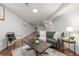 Cozy basement with comfortable seating and stylish decor at 7828 Florado St, Denver, CO 80221