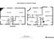 Detailed floor plan showcasing the layout of the basement and main level of the home at 7828 Florado St, Denver, CO 80221