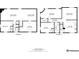 Floor plan of a 2-story home showing the layout of rooms at 7828 Florado St, Denver, CO 80221