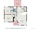 Single story floor plan with 2 bedrooms and a covered patio at 862 Pontiac St, Denver, CO 80220