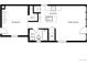 Floorplan features kitchen, living room, bath, and bedroom spaces at 3735 Inca St, Denver, CO 80211