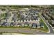Aerial view of a neighborhood with well-maintained homes and landscaping at 3344 Evening Pl, Castle Rock, CO 80109