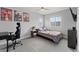 Inviting bedroom featuring a large window and cozy decor at 3344 Evening Pl, Castle Rock, CO 80109