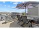 Beautiful deck overlooking the surrounding neighborhood at 3344 Evening Pl, Castle Rock, CO 80109