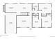 Detailed floor plan layout showing room dimensions and overall design of the house at 1740 S Estes St, Lakewood, CO 80232