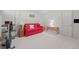 Finished basement with plush carpeting, a comfortable sofa, and exercise equipment at 649 Cottonwood Dr, Evergreen, CO 80439