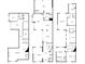 Three story floor plans showing layout of all rooms, baths and garage at 325 Clayton St, Denver, CO 80206