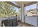 Private balcony with space for a grill and outdoor seating, offering a peaceful retreat at 3010 W Prentice Ave # J, Littleton, CO 80123