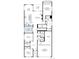 Detailed floor plan showcasing an open-concept layout with a gourmet kitchen and a primary bedroom suite at 6368 Verve Ln, Parker, CO 80134