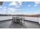 Relaxing rooftop deck with outdoor seating and stunning city views at 1250 Yates St, Denver, CO 80204
