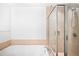 Modern bathroom features a soaking tub and glass enclosed shower at 1401 Delgany St # 211, Denver, CO 80202