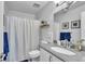 Clean bathroom with a shower and bathtub, featuring a vanity with a sink at 12079 E Louisiana Ave, Aurora, CO 80012
