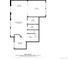 Basement floor plan featuring a large recreation room, wet bar, and additional bedroom and bathroom at 8053 E Maple Ave, Denver, CO 80230