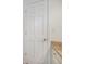 A detailed view of the 6-panel interior door, offering a classic and timeless look to any room at 9921 Spring Hill Pl, Highlands Ranch, CO 80129