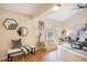 Bright living room with high ceilings, hardwood floors, and modern decor at 9921 Spring Hill Pl, Highlands Ranch, CO 80129
