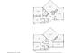 Detailed floor plan of the home's layout, including room dimensions and locations on two levels at 25392 Westridge Rd, Golden, CO 80403