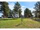 Expansive green yard featuring mature trees, providing a private and serene setting at 25392 Westridge Rd, Golden, CO 80403