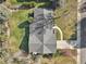 An aerial view of a house highlighting the roof and landscaping of a well-maintained property at 4152 S Vrain St, Denver, CO 80236