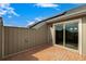 Private outdoor patio space offers privacy and is perfect for entertaining at 10125 Zeno St, Commerce City, CO 80022