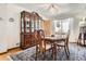 Formal dining room with classic furniture, a chandelier, and natural light at 237 Cherry St, Castle Rock, CO 80104