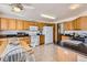 Functional kitchen featuring ample cabinetry, countertop space, and modern appliances at 237 Cherry St, Castle Rock, CO 80104