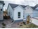 Charming two-story home with gray-and-white siding, well-maintained landscaping, and a two-car garage at 195 Silver Rock Trl, Castle Rock, CO 80104