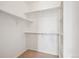 Walk-in closet with carpet flooring, built-in shelves and racks for organized storage at 10134 Bluffmont Ln, Lone Tree, CO 80124