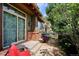 Charming patio area with brick pavers, perfect for outdoor seating and enjoying the peaceful surroundings at 10134 Bluffmont Ln, Lone Tree, CO 80124