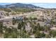 Aerial view of the home's location showing its proximity to Elk Meadow Park at 30313 Arena Dr, Evergreen, CO 80439