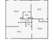 Upstairs floor plan featuring two bedrooms, a bathroom, utility room, and Gathering room at 1288 Gambel Oaks Dr, Elizabeth, CO 80107