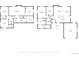 Floor plans for the first and second floor layout, with bedrooms, bathrooms, kitchen, living areas, and garage at 7036 S Apache St, Littleton, CO 80120