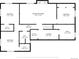 Basement floor plan featuring bedrooms, recreation room, bathrooms, laundry and utility room at 7036 S Apache St, Littleton, CO 80120