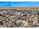 The community of houses and buildings is displayed in the aerial view at 329 2Nd St, Frederick, CO 80530