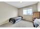 Bedroom featuring carpet and a window providing natural light at 239 N Irvington St, Aurora, CO 80018