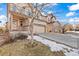 Attractive two-story home with a large driveway and landscaping at 21893 E Layton Dr, Aurora, CO 80015